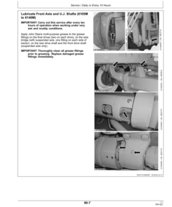Alternative view of John Deere 6105M, 6115M, 6125M, 6130M, & 6140M Tractors (European/Export Edition) Operator's Manual (OMAL213150)