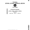 John Deere JD1654, JD1854, JD2054, JD2104 Tractors (Asia) Operator's Manual (OMAL221436)