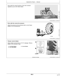 Alternative view of John Deere 6095MC, 6105MC, 6115MC, 6095RC, 6105RC & 6115RC Tractors (Export Editions w/European Configuration) Operator's Manual (OMAL222851)