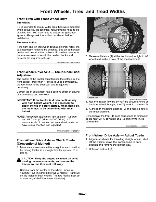 John Deere 6155M, 6175M, 6195M Tractors, 6-Cylinder Engines 6068U Operator's Manual (OMAL226049) - Image 2