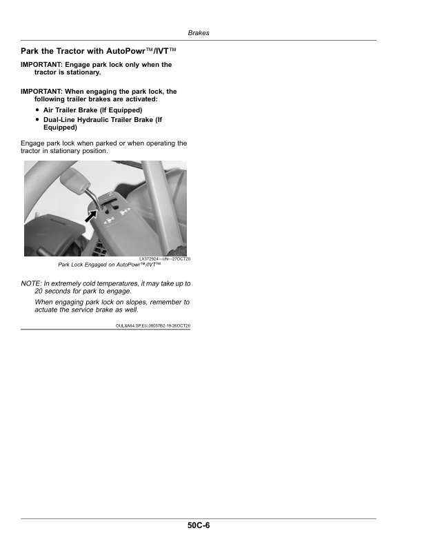 John Deere Tractors 6110M to 6120M (WB2400) (MY20- ) Operator's Manual (OMAL229622) - Image 2