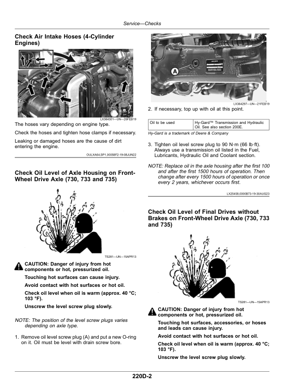 John Deere Tractors 6090M, 6100M, 6110M, 6120M (WB2400) (MY20- ) Operator's Manual (OMAL229627) - Image 4