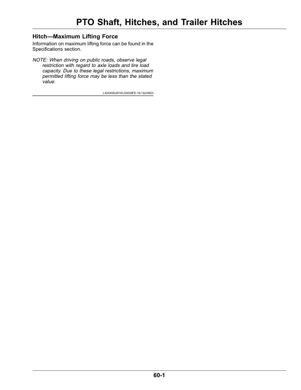 John Deere Tractors 6130M, 6140M, 6145M (MY20- ) Operator's Manual (OMAL229676) - Image 2