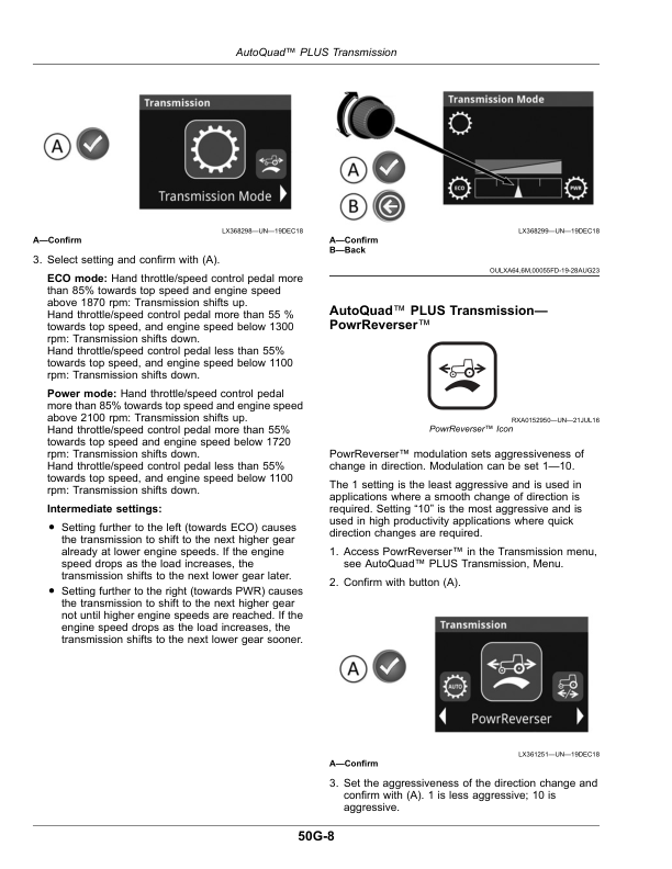 John Deere Tractors 6155M, 6155MH, 6175M, 6195M (MY20- ) Operator's Manual (OMAL229766) - Image 2