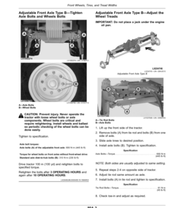 Alternative view of John Deere Tractors 6110M to 6155M (MY20-) with Open Operator's Station Operator's Manual (OMAL232870)
