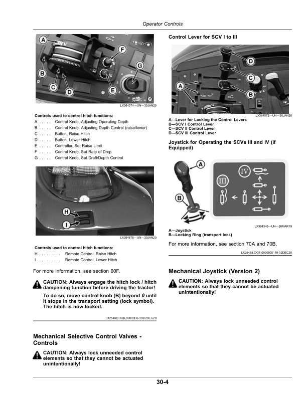 John Deere Tractors 6110M to 6155M (MY20-) with Open Operator's Station Operator's Manual (OMAL232870) - Image 4