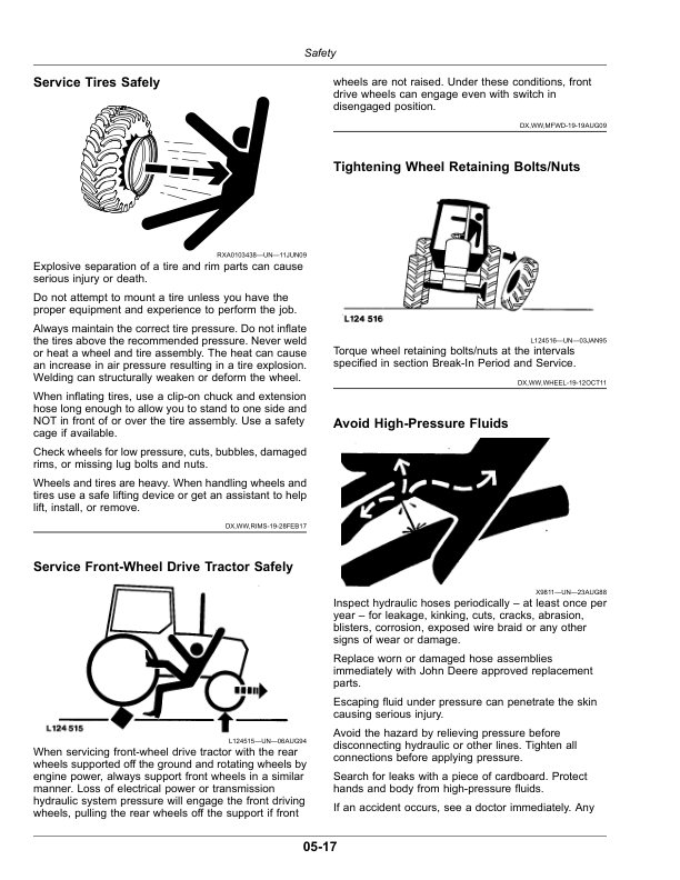 John Deere Tractors 6110M to 6155M (MY20-) with Open Operator's Station Operator's Manual (OMAL232873) - Image 3
