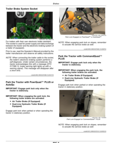 Alternative view of John Deere Tractors 6M 95—6M 125 (MC) Operator's Manual (OMAL243692)