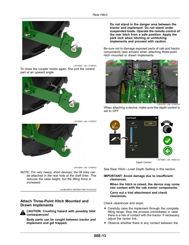 John Deere Tractors 6M 110, 6M 125, 6M 130, 6M 140, 6M 150 (MX) 4-Cylinder Engines 4045G, 4-Cylinder Engines 4045L, 4-Cylinder Engines 4045U Operator's Manual (OMAL243815T) - Image 2