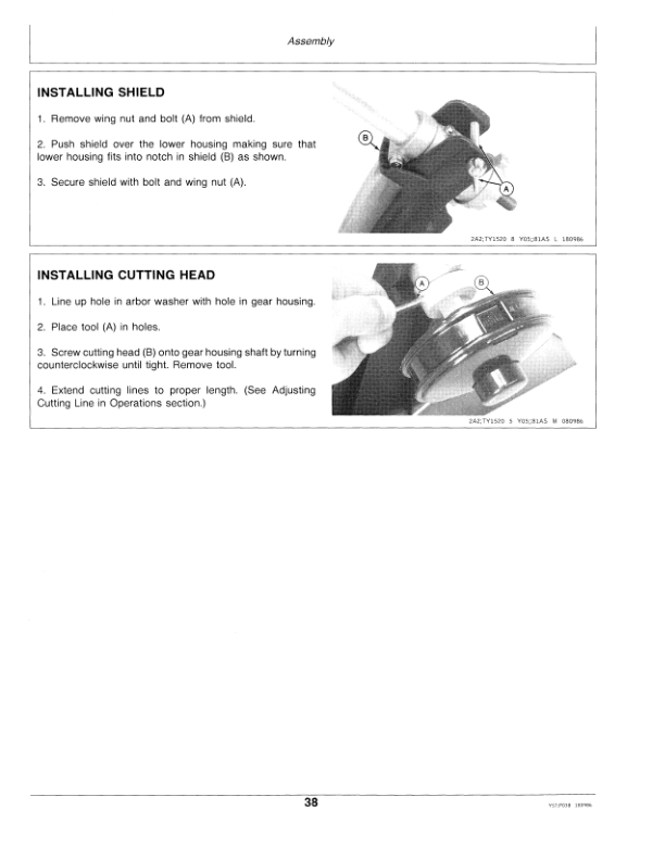 John Deere 100G, 200G & 220G Trimmer/Edgers (Gas) Operator's Manual (OMAM200003) - Image 2