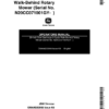 John Deere 20 Inch Walk-Behind Rotary Mower Operator's Manual (OMAM200008)