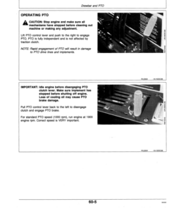 Alternative view of John Deere 8560 (001673-) 8750 (002653-), 8960 (001768-) Tractors Operator's Manual (OMAR109479)