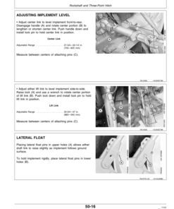 Alternative view of John Deere 4555, 4755, 4955 Tractors Operator's Manual (OMAR110016)
