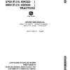 John Deere 8560 (002043-) , 8760 (003619-), 8960 (002561-) Tractors Operator's Manual (OMAR110222)
