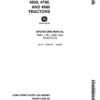 John Deere 4560, 4760, 4960 Tractors Operator's Manual (OMAR112280)
