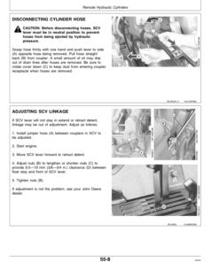 Alternative view of John Deere 4755, 4955 Tractors Operator's Manual (OMAR112286)