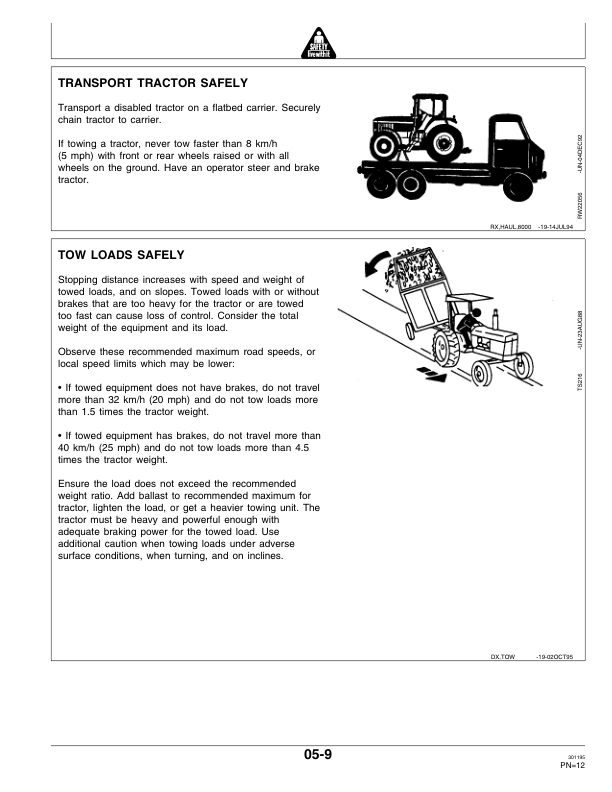 John Deere 8100, 8200, 8300 & 8400 Tractors North America Edition (000000-010000 ) Operator's Manual (OMAR116314) - Image 2