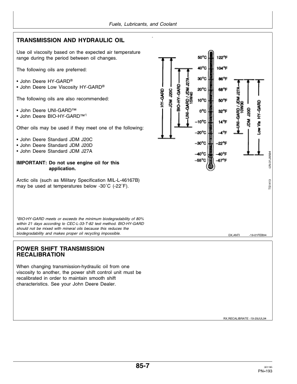 John Deere 8100, 8200, 8300 & 8400 Tractors North America Edition (000000-010000 ) Operator's Manual (OMAR116314) - Image 3