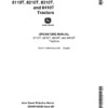 John Deere 8110T, 8210T, 8310T, 8410T Tractors Operator's Manual (OMAR152580)