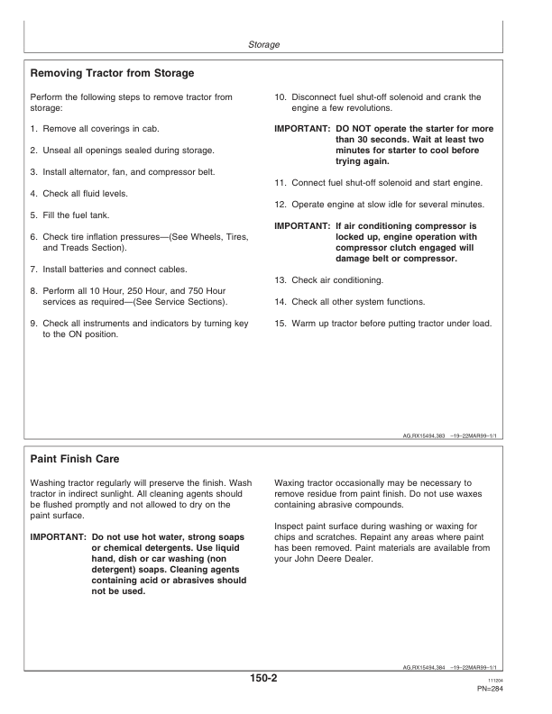 John Deere 9100, 9200, 9300, 9400 Tractors (-030000) Operator's Manual (OMAR165770) - Image 4
