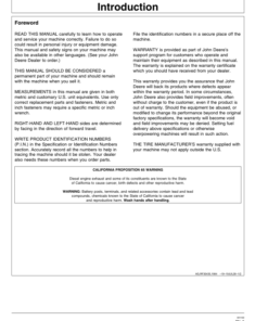 Alternative view of John Deere 9100, 9200, 9300, 9400 Tractors (040001-) Operator's Manual (OMAR177989)