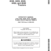John Deere 8120, 8220, 8320, 8420 & 8520 Tractors (North American) Operator's Manual (OMAR178070)