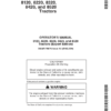 John Deere 8120, 8220, 8320, 8420, 8520 Tractors (Export Region) Operator's Manual (OMAR178076)
