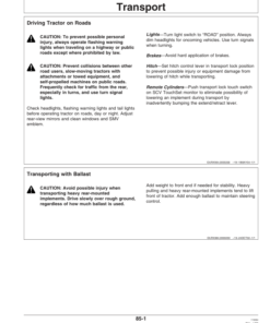 Alternative view of John Deere 8220T, 8320T, 8420T & 8520T Tractors (Europe Region) Operator's Manual (OMAR178079)