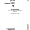 John Deere 7610, 7710, 7810 Tractors Operator's Manual (OMAR189665)