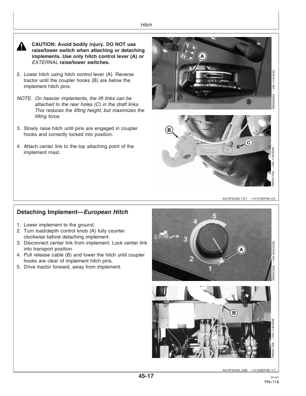John Deere 7610, 7710, 7810 Tractors Operator's Manual (OMAR189665) - Image 2