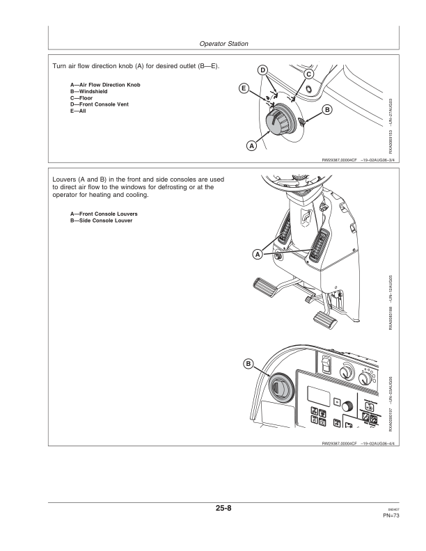 John Deere 9430, 9530, 9630 Scrapers Operator's Manuals (OMAR248017) - Image 2