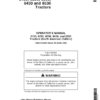 John Deere 8130, 8230, 8330, 8430, 8530 Row Crop Tractors Operator's Manual (OMAR259982)