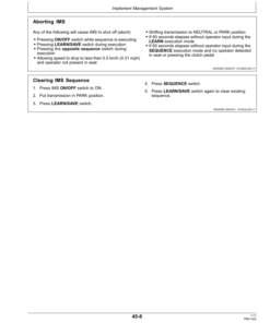 Alternative view of John Deere 9430, 9530 & 9630 Scraper Tractors Operator's Manual (OMAR283051)