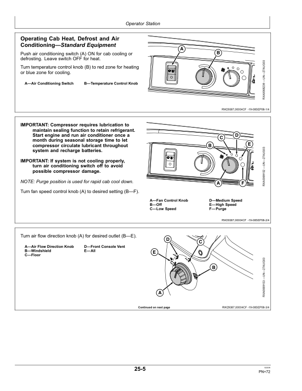 John Deere 9430, 9530, 9630 Scraper Tractors Operator's Manuals (OMAR283051) - Image 2