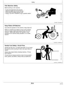 Alternative view of John Deere 8130, 8230, 8330, 8430, 8530 Tractors (040000-) Operator's Manual (OMAR287586)