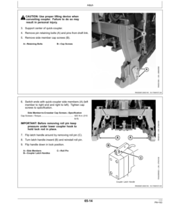 Alternative view of John Deere 9430T, 9530T & 9630T Tractors Operator's Manual (OMAR291047)