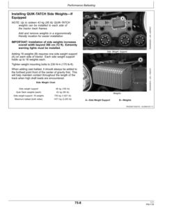 Alternative view of John Deere 9430T, 9530T, 9630T Tractors (911000-) Operator's Manual (OMAR309199)