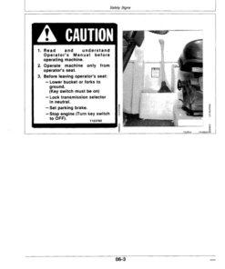 Alternative view of John Deere 444E Loaders Operator's Manuals (OMAT123458)