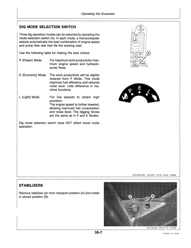 John Deere 495D Excavators Operator's Manuals (OMAT126003) - Image 3