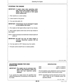 Alternative view of John Deere 490D, 590D Excavators Operator's Manuals (OMAT126018)