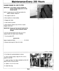 Alternative view of John Deere 744E Loaders Operator's Manuals (OMAT145920)