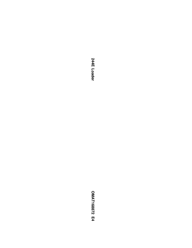 John Deere 244E Loaders Operator's Manuals (OMAT168872)