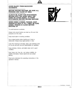 Alternative view of John Deere 653E Tracked Feller Bunchers Operator's Manuals (OMAT169443)