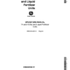 John Deere 74, 76 Dry, Liquid Fertilizer Units Operator's Manual (OMB25042B)