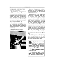 Alternative view of John Deere 74, 76 Dry, Liquid Fertilizer Units Operator's Manual (OMB25042B)