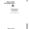John Deere 186W, 186WL Fertilizer Units Operator's Manual (OMB25118)