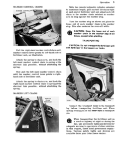 Alternative view of John Deere 186W, 186WL Fertilizer Units Operator's Manual (OMB25118)