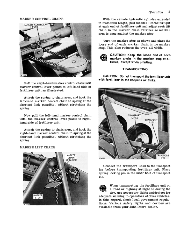 John Deere 186W, 186WL Fertilizer Units Operator's Manual (OMB25118) - Image 2