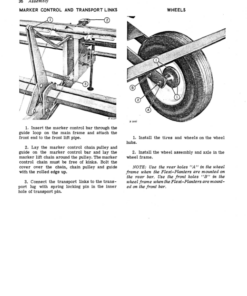 Alternative view of John Deere 184, 186 Dry or Liquid Fertilizer Units Operator's Manual (OMB25259)