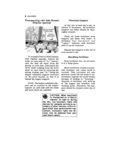 Alternative view of John Deere 211B, 411, 411B, 611 Side Dresser Operator's Manual (OMB25269)